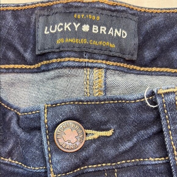 Lucky Brand Blue Skinny Jeans with Tapered Leg Size 27 - Picture 4 of 10